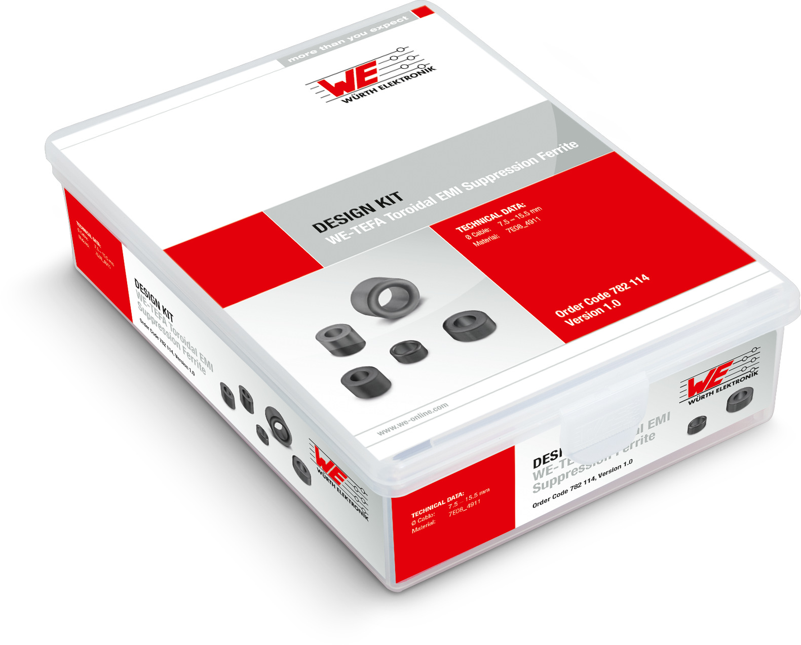 Design Kit WETEFA Toroidal EMI Suppression Ferrite Automotive